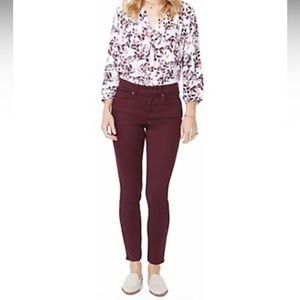 NYDJ Ami Skinny Jeans Brushed Cotton with Liftxtuck Technology Sz 6